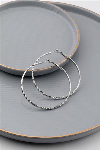 Halka Küpe Silver