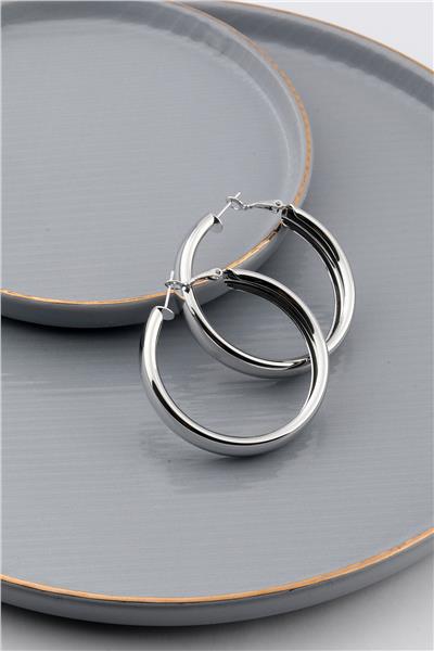 Halka Küpe Silver