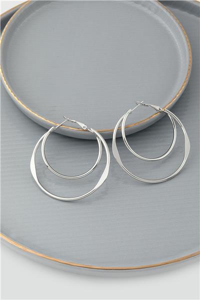 Halka Küpe Silver