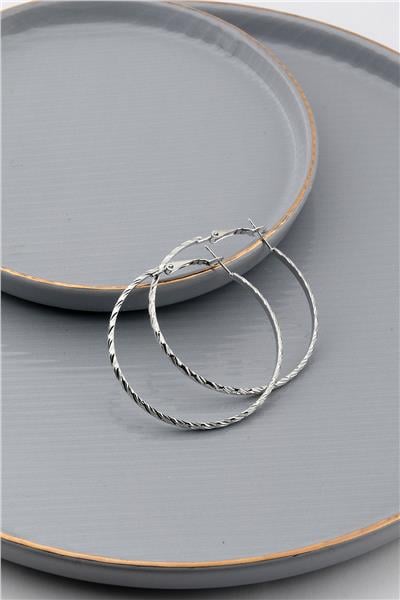 Halka Küpe Silver