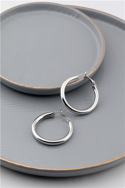 Halka Küpe Silver