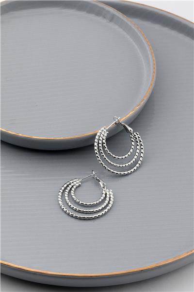 Halka Küpe Silver
