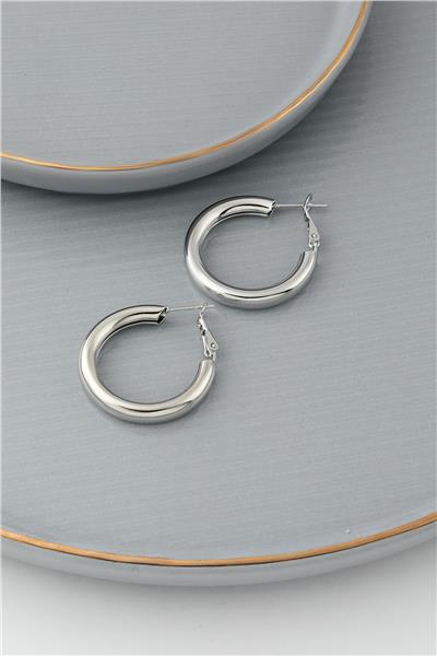 Halka Küpe Silver