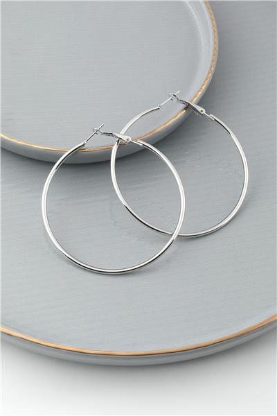 Halka Küpe Silver