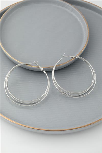 Halka Küpe Silver