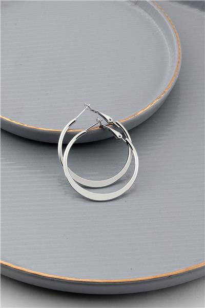 Halka Küpe Silver