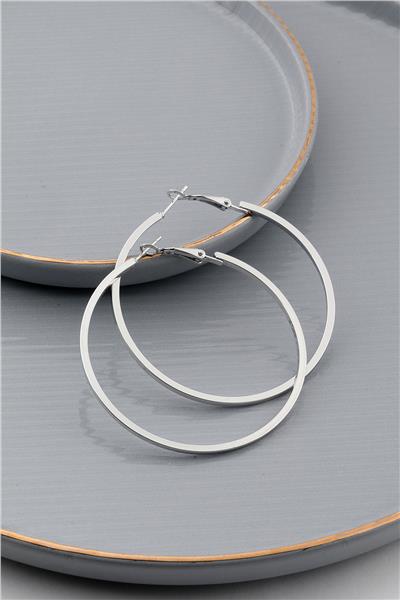 Halka Küpe Silver