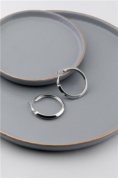 Halka Küpe Silver