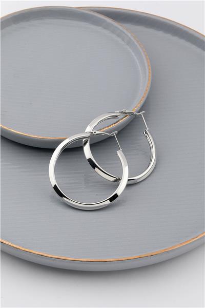 Halka Küpe Silver