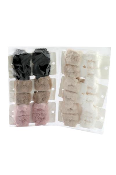 Peluş Mandal Toka 12 Adet