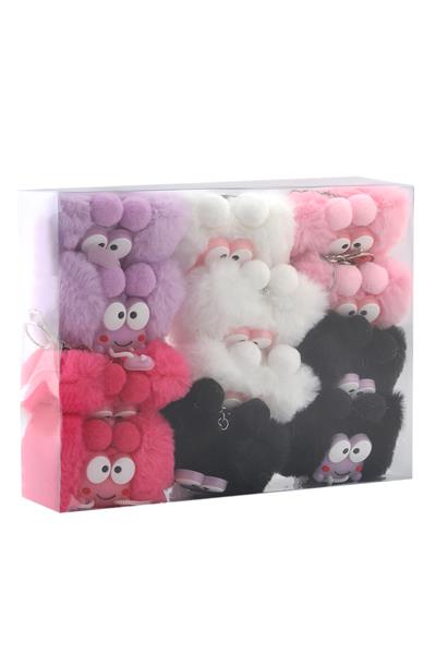 Peluş Anahtarlık 12li