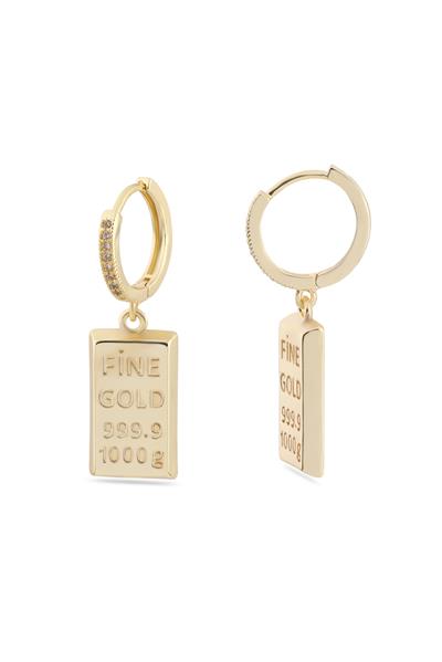 VIP Külçe Küpe Gold