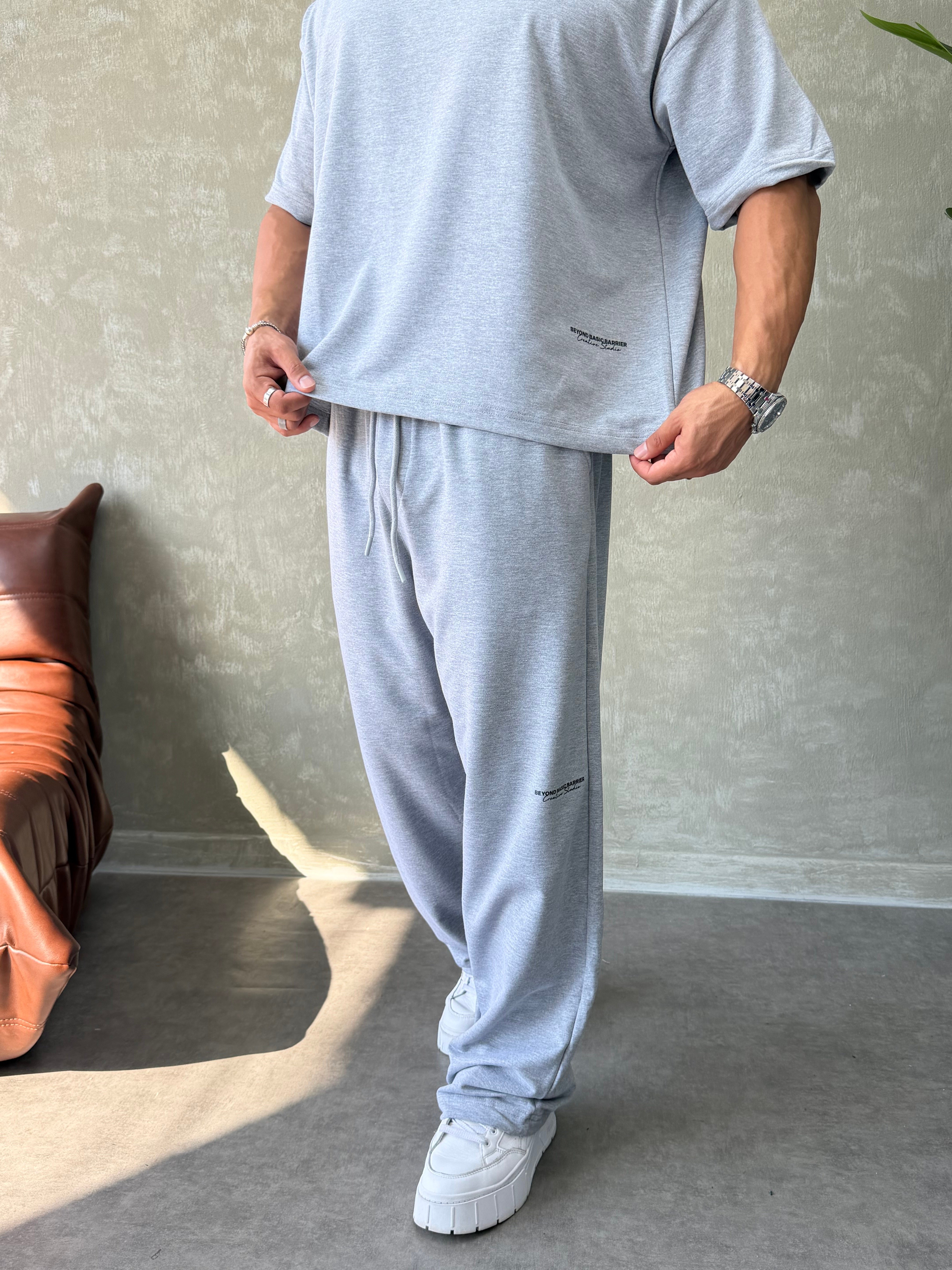 BR BOXY FİT EŞOFMAN TAKIMI GRİ