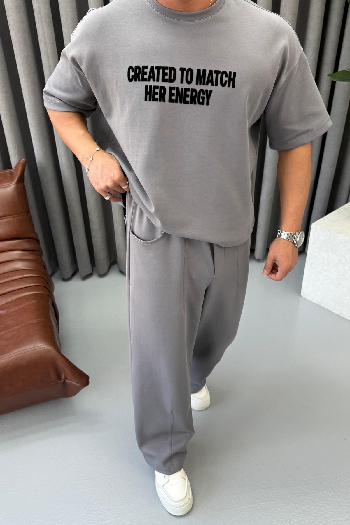 BR OVERSİZE EŞOMAN TAKIMI GRİ