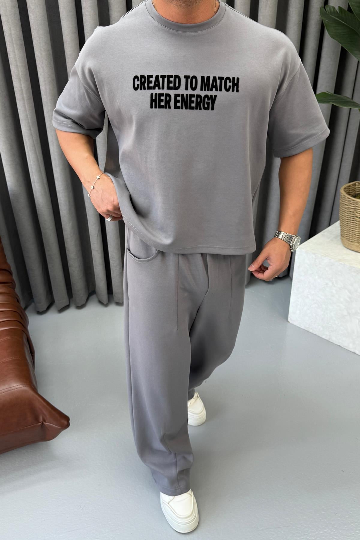 BR OVERSİZE EŞOMAN TAKIMI GRİ