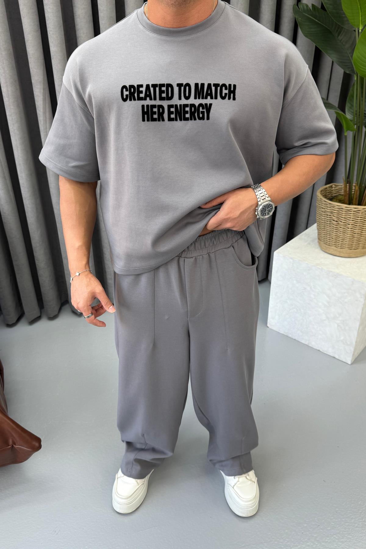 BR OVERSİZE EŞOMAN TAKIMI GRİ