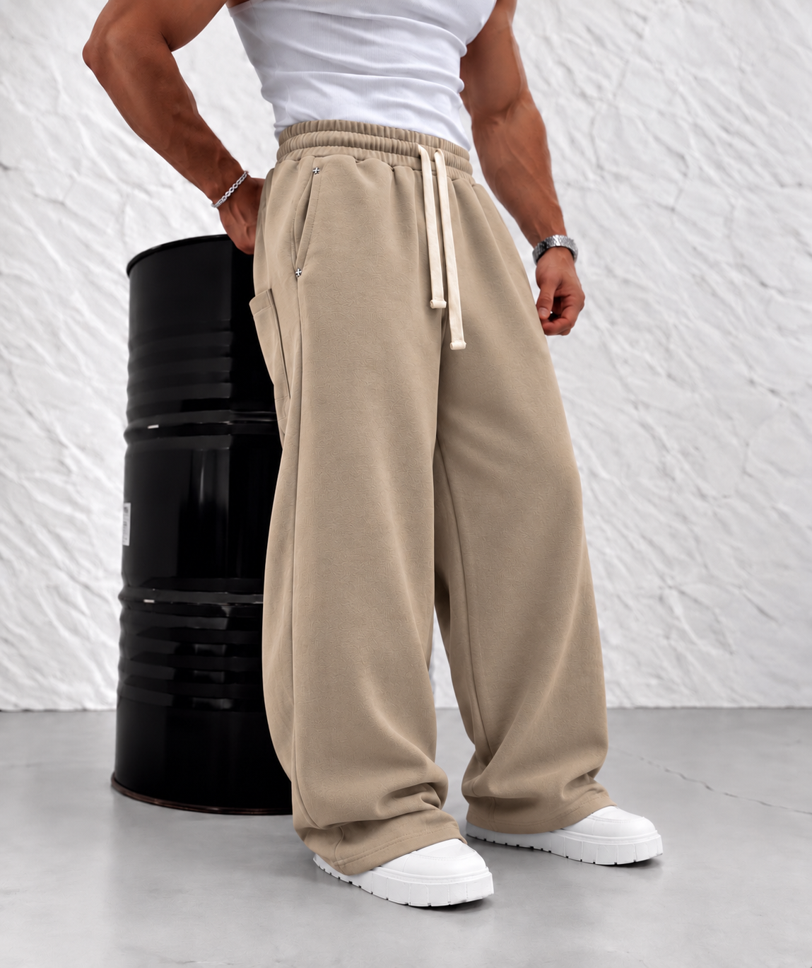 EKSTRA BAGGY EŞOFMAN ALTI CAMEL