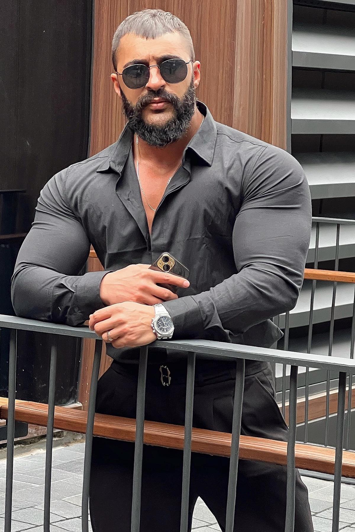 KLASK SLİM FİT GÖMLEK SİYAH