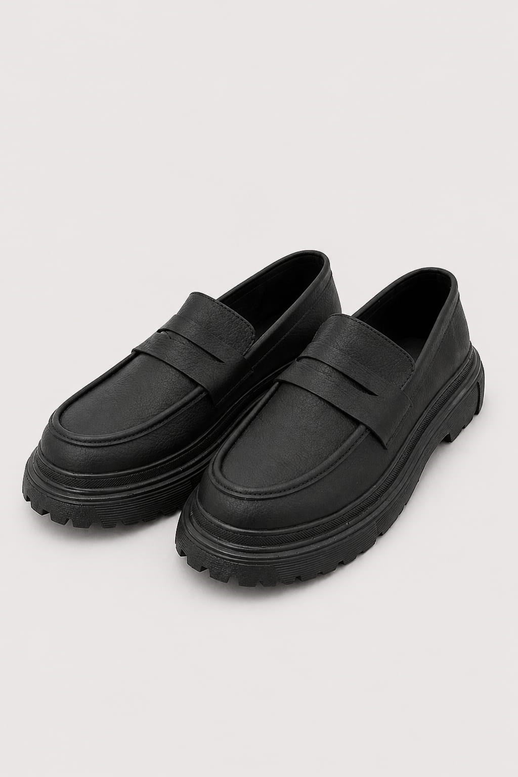 LOAFER YÜKSEK TABAN AYAKKABI SİYAH