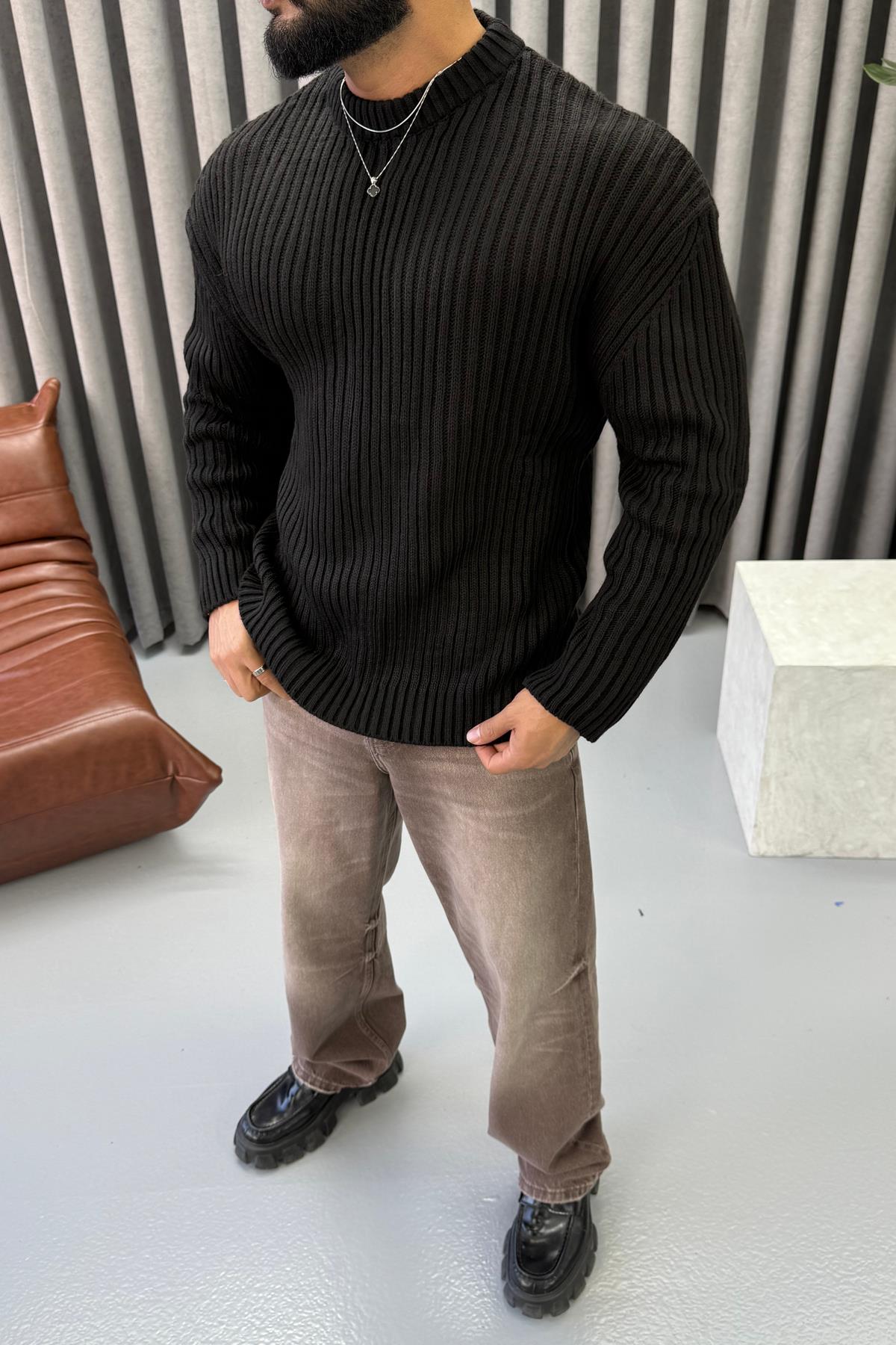 MR OVERSİZE KAZAK SİYAH