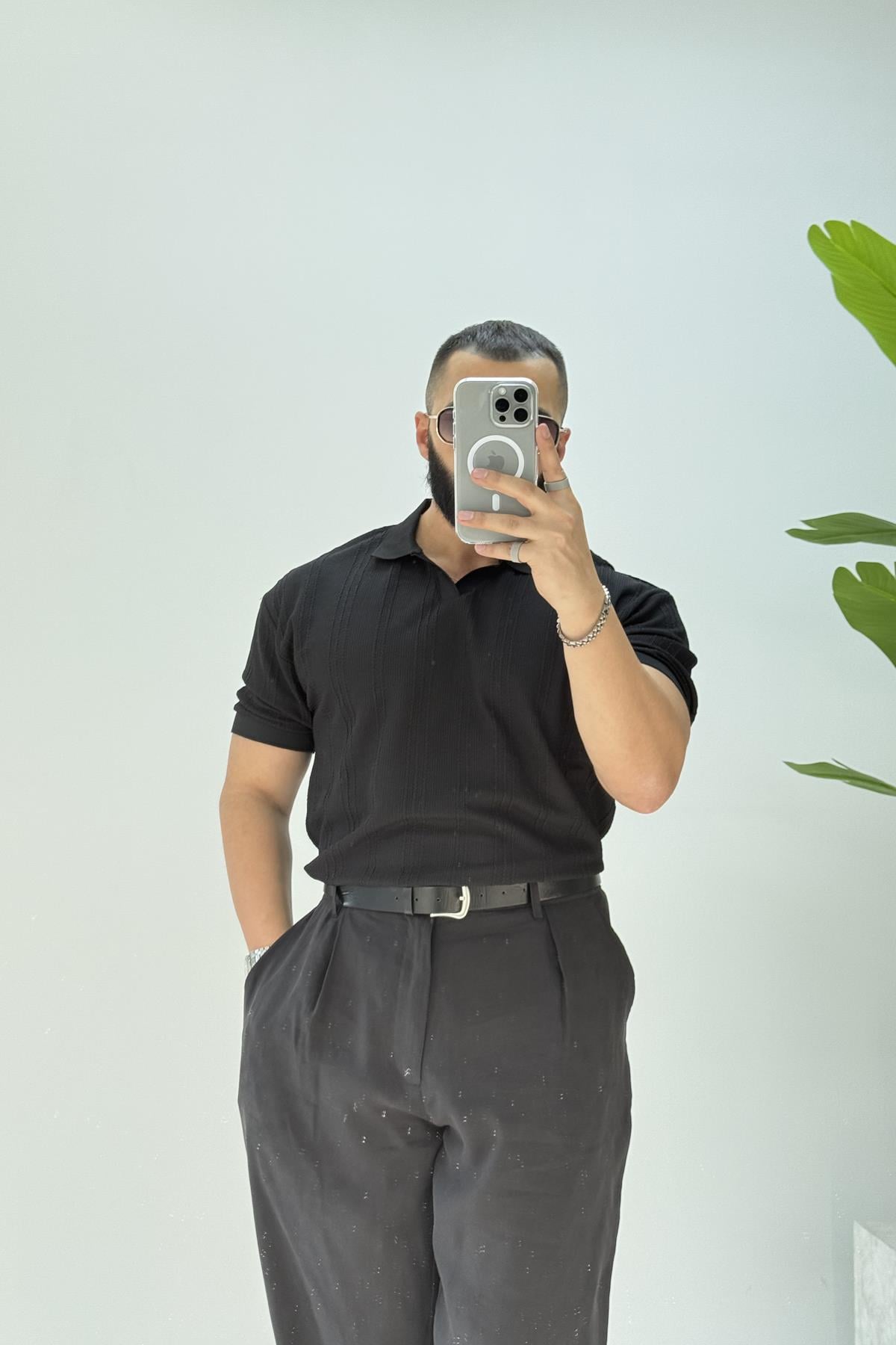 POLO YAKA TSHİRT SİYAH