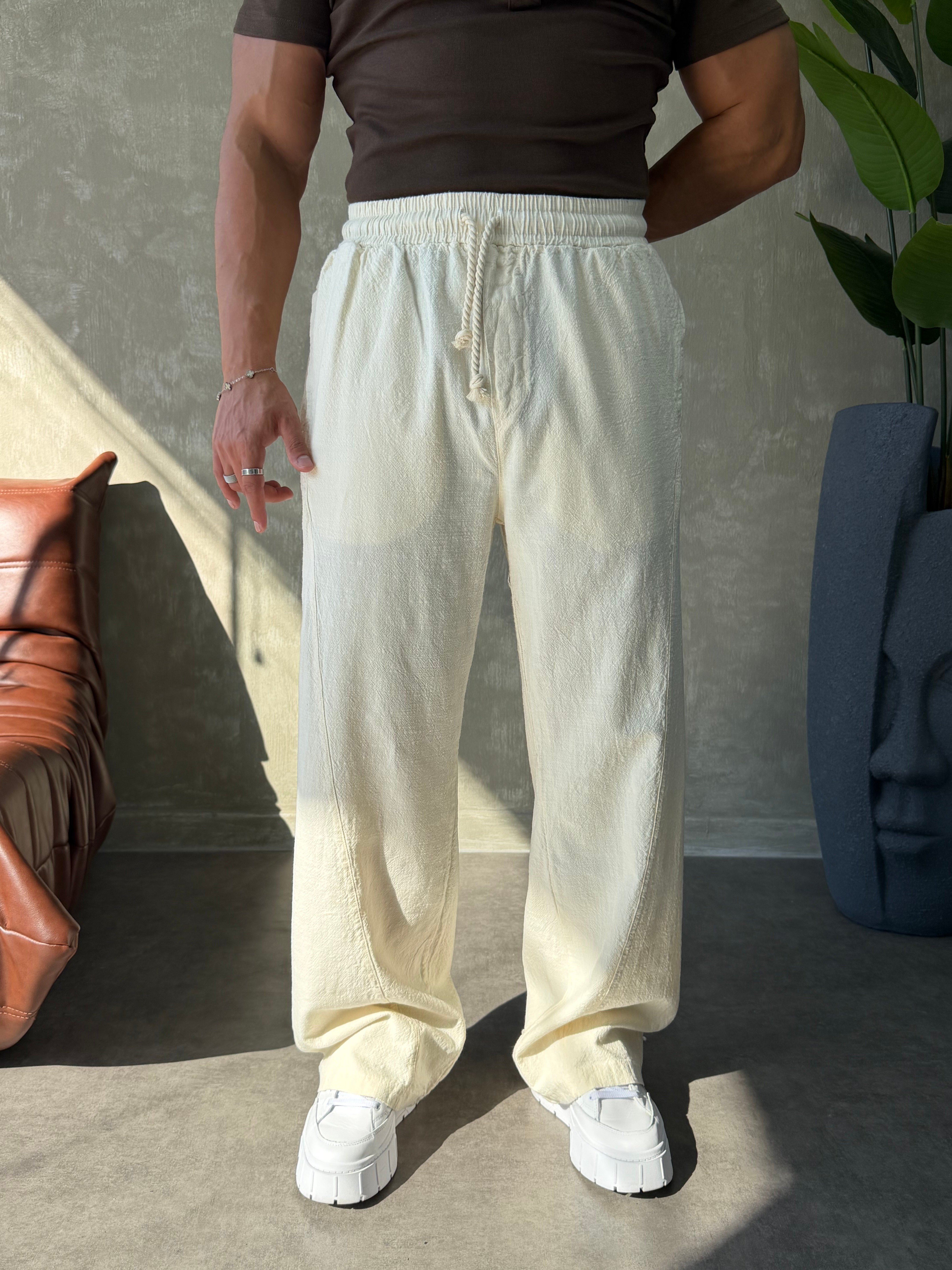 PREMIUM BAGGY KETEN PANTOLON BEJ