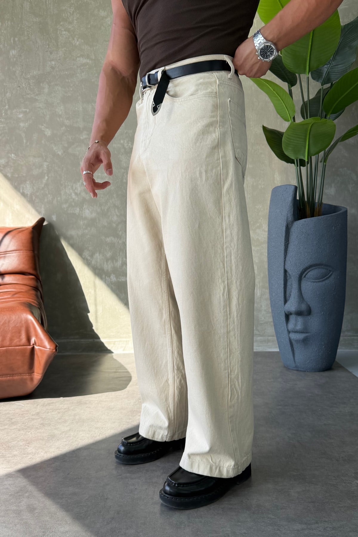PREMİUM SERİ BAGGY JEAN BEJ