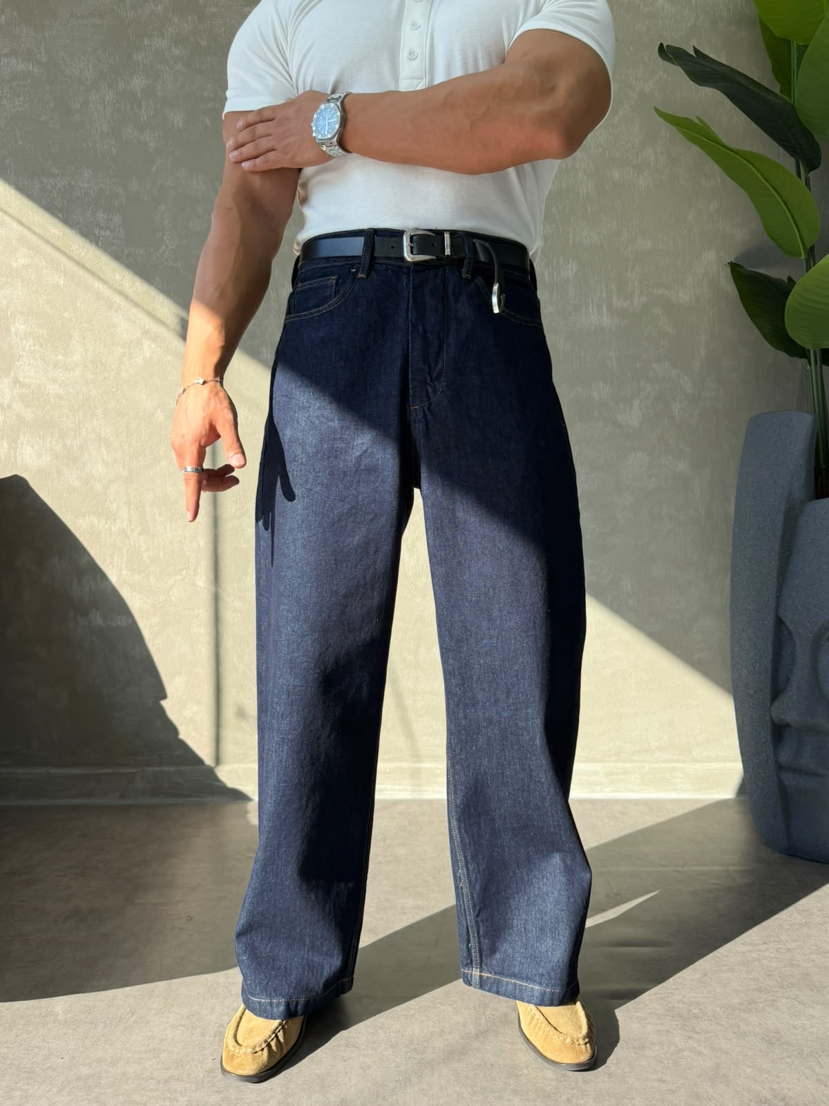 PREMİUM SERİ BAGGY JEAN LACİVERT