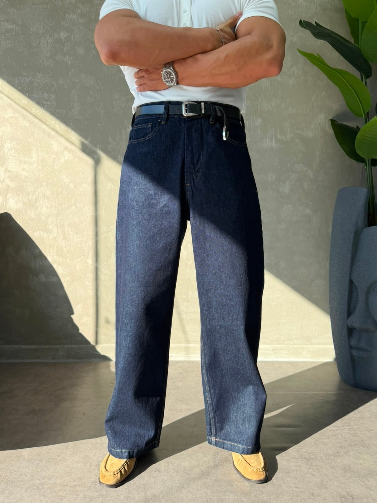 PREMİUM SERİ BAGGY JEAN LACİVERT