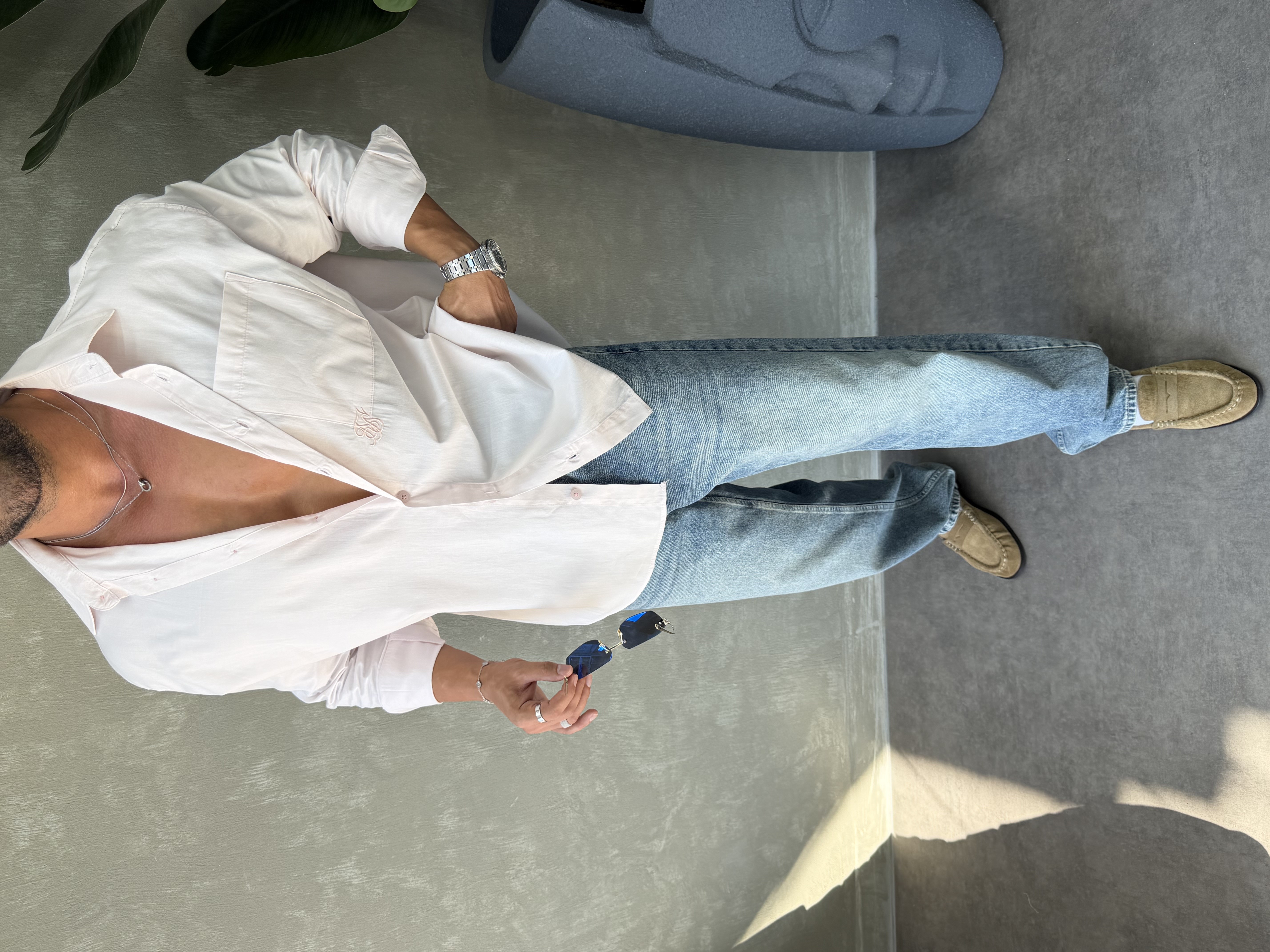 PREMIUM SERİ OVERSİZE GÖMLEK TOZ PEMBE