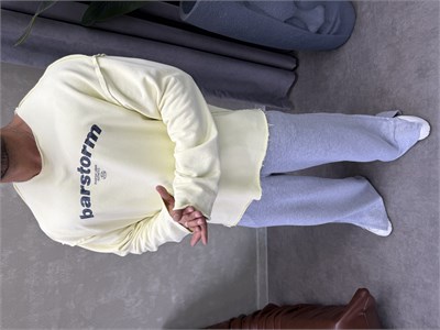   ÖZEL SERİ ÇİFT TARAFLI OVERSIZE SWEAT SARI