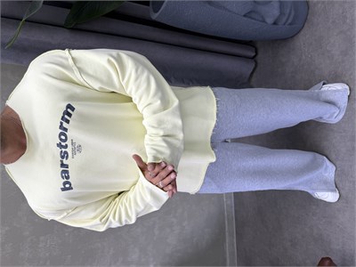   ÖZEL SERİ ÇİFT TARAFLI OVERSIZE SWEAT SARI