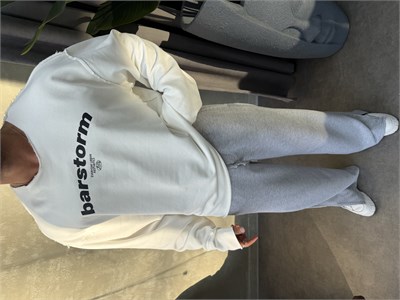   ÖZEL SERİ ÇİFT TARAFLI OVERSIZE SWEAT BEYAZ