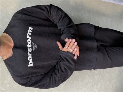   ÖZEL SERİ ÇİFT TARAFLI OVERSIZE SWEAT SİYAH