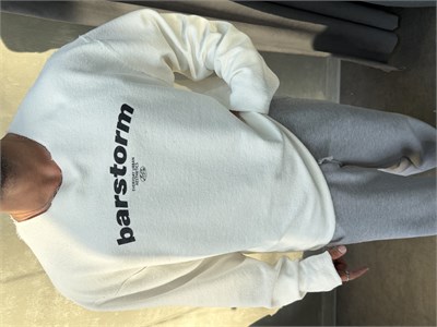   ÖZEL SERİ ÇİFT TARAFLI OVERSIZE SWEAT BEYAZ