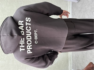 BOXY KALIP OVERSIZE KAPŞONLU SWEAT KAHVERENGİ 