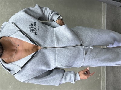 BOXY KALIP OVERSIZE KAPŞONLU SWEAT GRİ