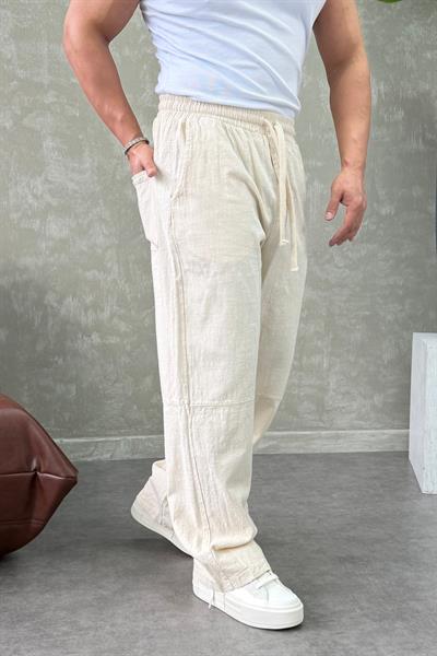BR KETEN BAGGY PANTOLON BEJ