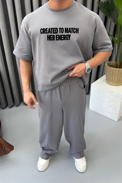 BR OVERSİZE EŞOMAN TAKIMI GRİ