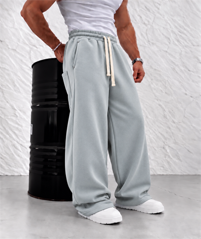 EKSTRA BAGGY EŞOFMAN ALTI BUZ GRİ