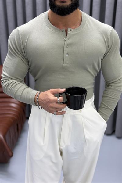 FİTİLLİ ÜÇ DÜĞMELİ BADİ HAKİ