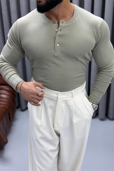 FİTİLLİ ÜÇ DÜĞMELİ BADİ HAKİ