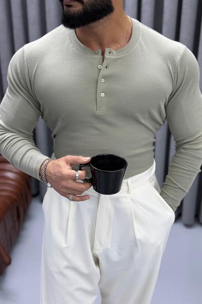 FİTİLLİ ÜÇ DÜĞMELİ BADİ HAKİ