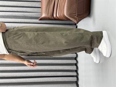 GABARDİN KUMAŞ SÜPER BAGGY HAKİ