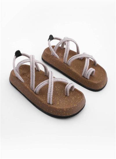 HASIR SANDALET BEYAZ