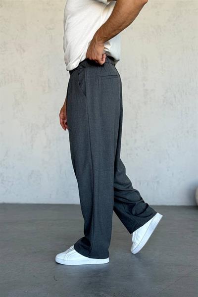 KORE KESİM EKSTRA BOL BAGGY PANTOLON GRİ