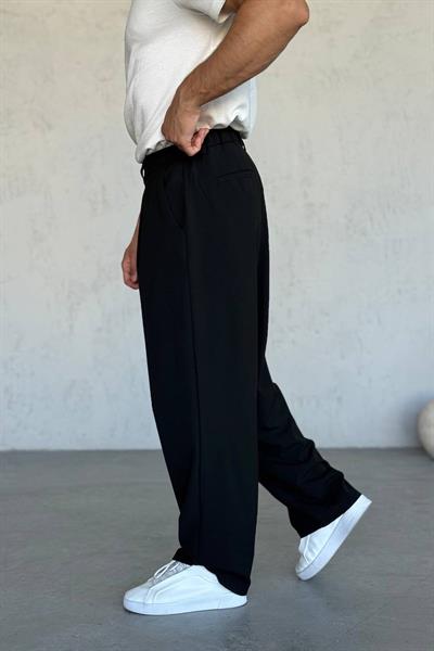 KORE KESİM EKSTRA BOL BAGGY PANTOLON SİYAH