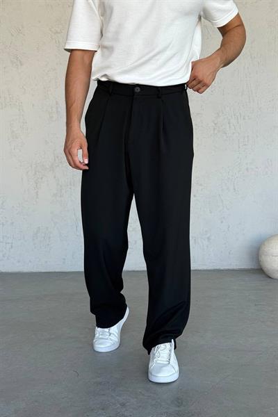 KORE KESİM EKSTRA BOL BAGGY PANTOLON SİYAH