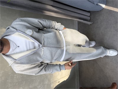 OVERSIZE KAPŞONLU EŞOFMAN TAKIMI GRİ