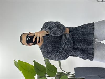 OVERSİZE PREMİUM KAZAK YIKAMALI GRİ